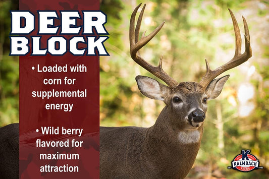 Antler King Wild Berry Supplement Block for Deer and Wildlife - 30 LB