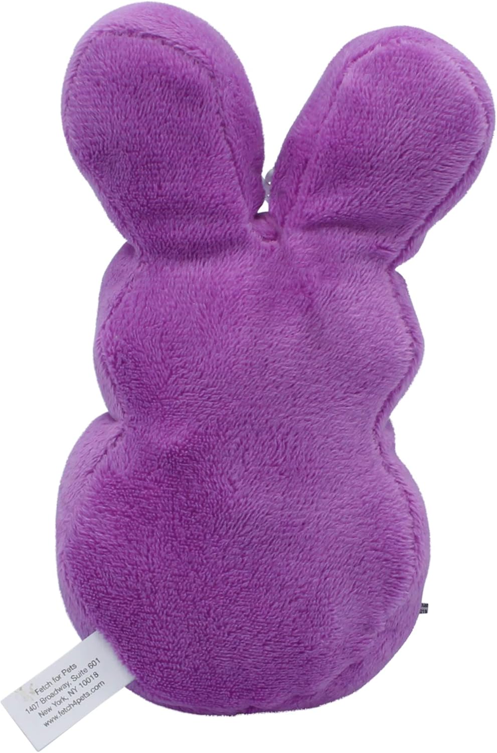Peeps for Pets Plush Bunny Purple Lady Squeaky Dog Toy - Medium