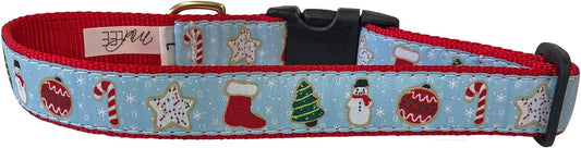 Midlee Christmas Sugar Cookie Dog Collar- Made in The USA