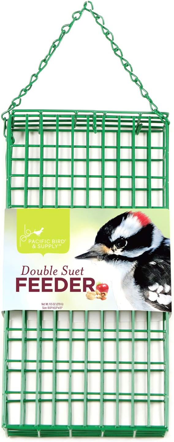 Pacific Bird & Supply Co Double Suet Bird Feeder - Green