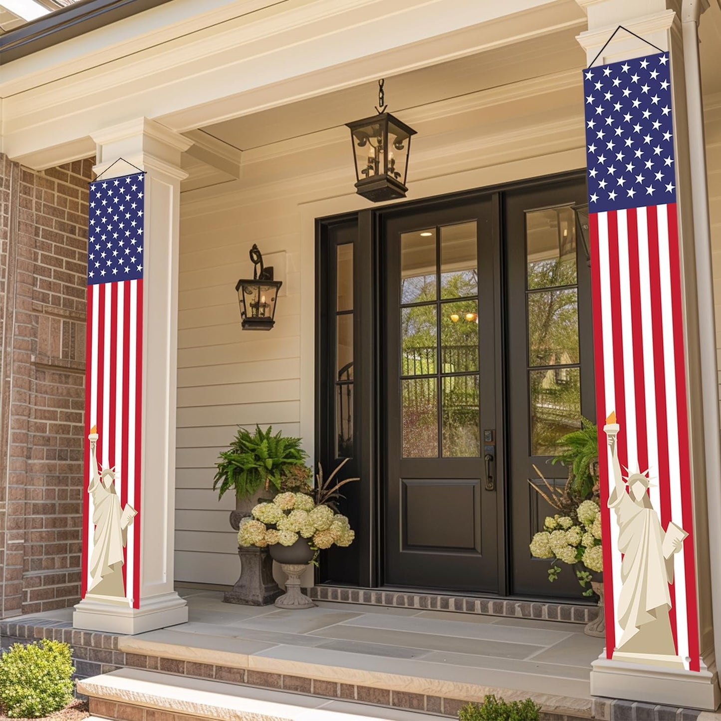 Primitives by Kathy Patriotic Porch Banner