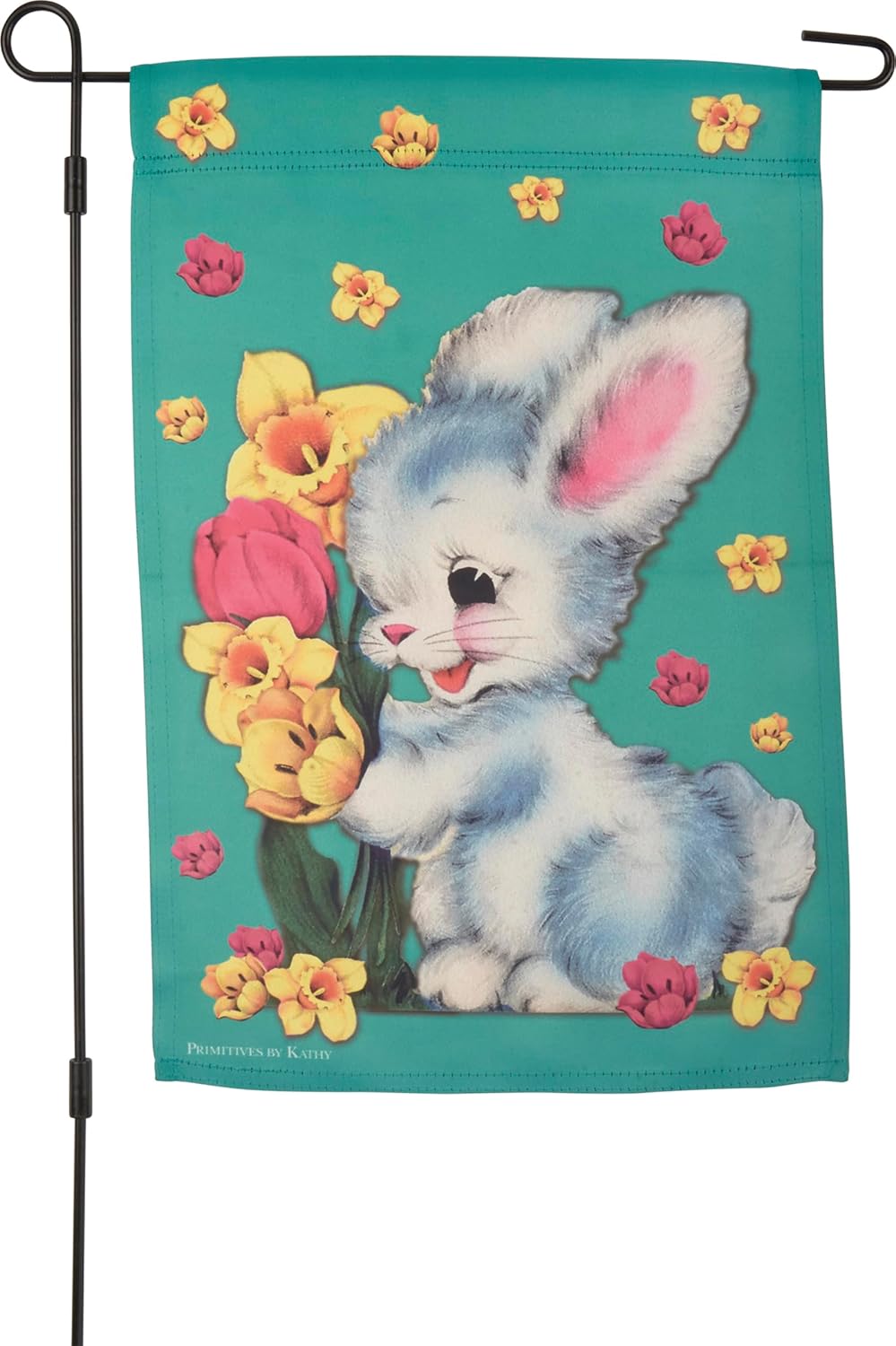 Primitives by Kathy Vintage Easter Garden Flag