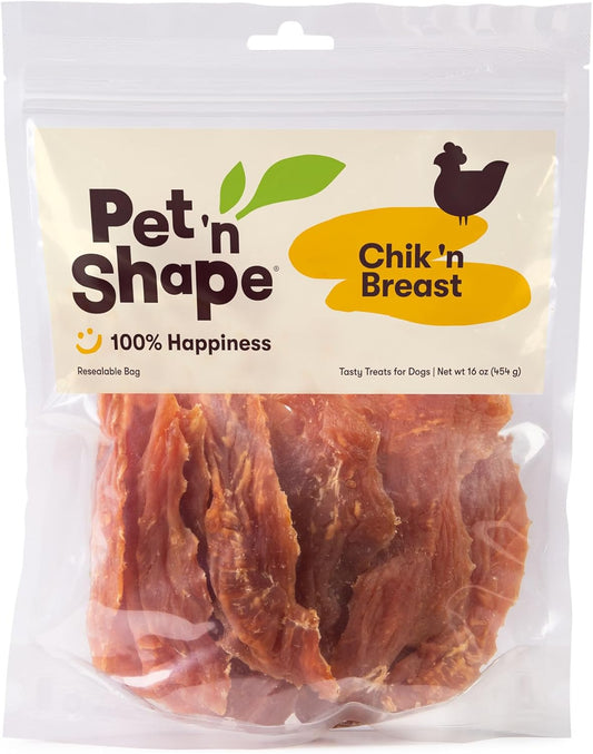 Pet 'n Shape Chik 'n Breast Dog Treats - 16 oz