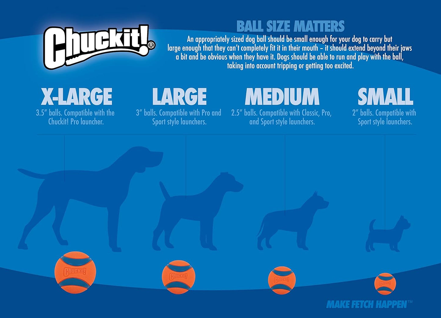 Chuckit Erratic Ball for Dogs- Medium (2.25" - 2 Pack)