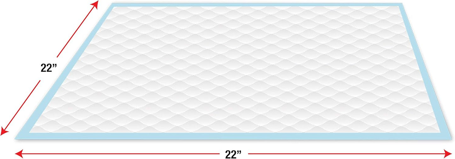 Four Paws Pee Pee Puppy Pads Standard - 100 Pack - (22"L x 22"W)