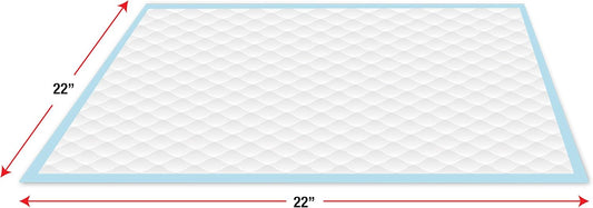 Four Paws Pee Pee Puppy Pads Standard - 100 Pack - (22"L x 22"W)