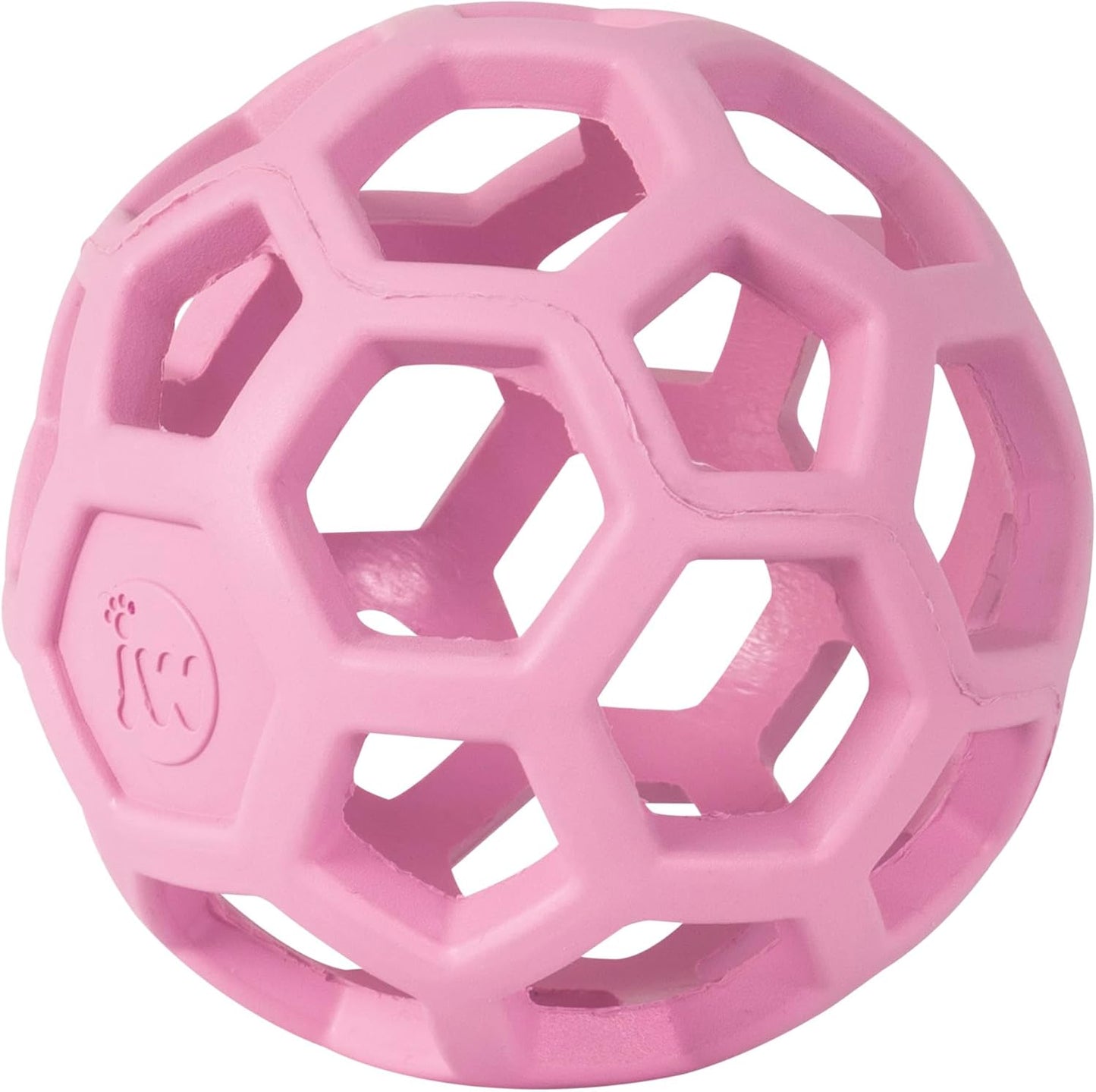 JW Pet Hol-ee Roller Rubber Dog Toy - Small (3" Diameter) Pink