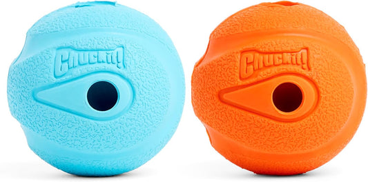 Chuckit The Whistler Chuck-It Ball - Medium ( 2.25"- 2 count)
