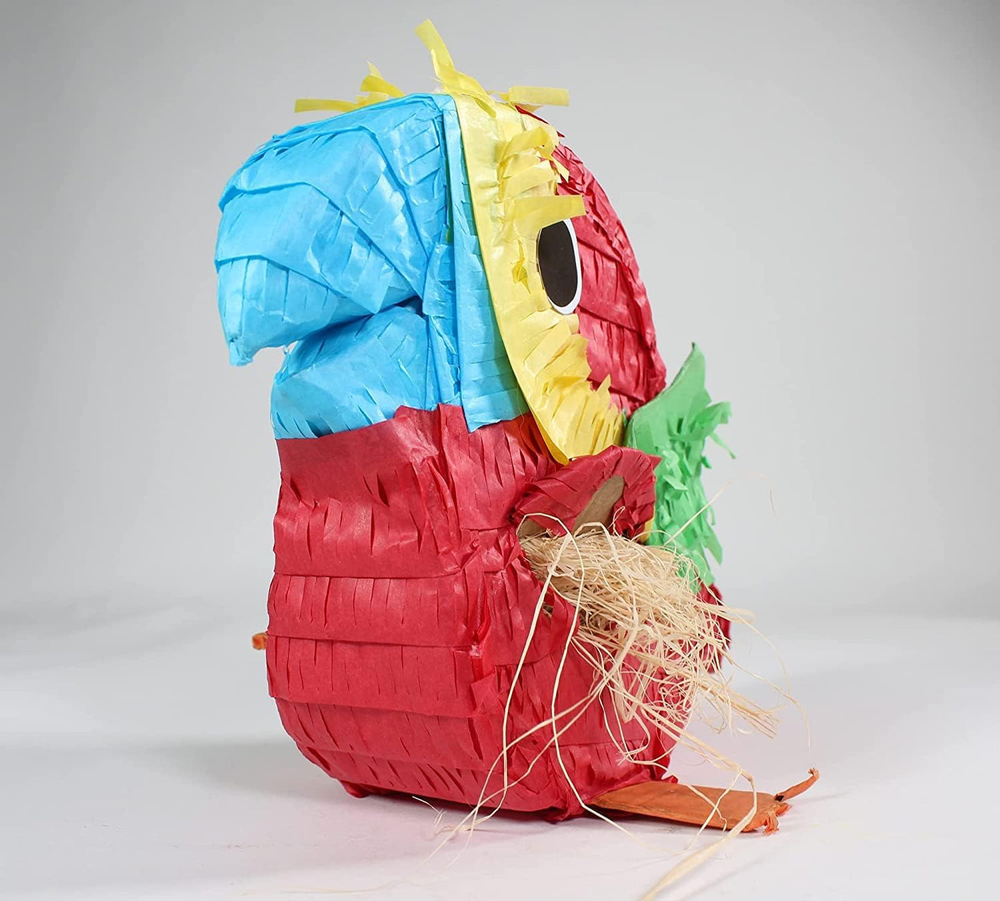 PENN-PLAX Birdie Pinata with Natural Nesting Material – Safe for Small and Medium Birds – Colorful & Fun Addition to Any Cage – Small