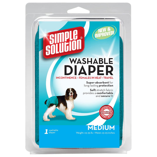 Simple Solution Female Washable Dog Diapers - (Medium)