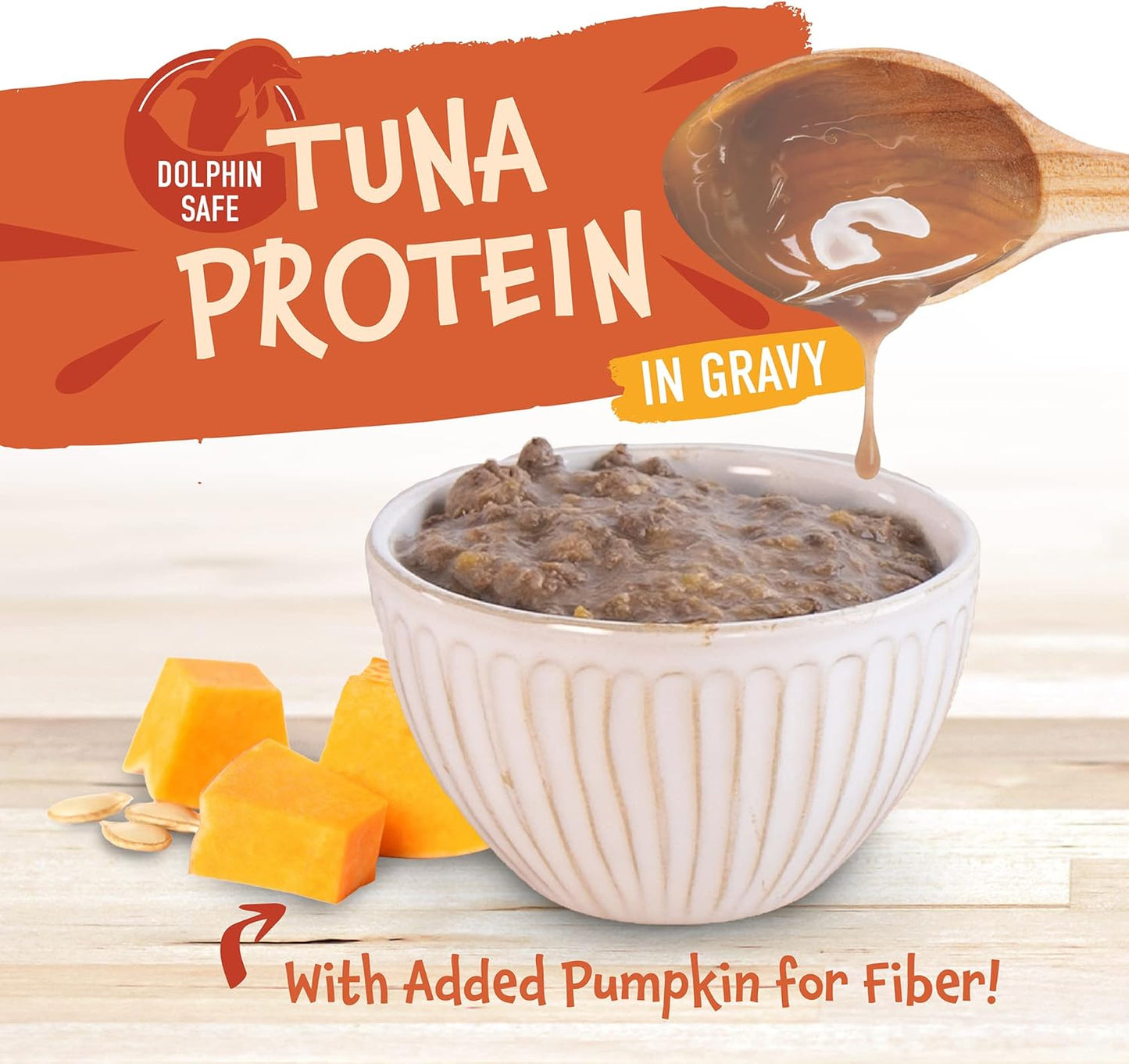 Earthborn Holistic Autumn Tide with Tuna & Pumpkin Gravy Grain-Free Wet Cat Food Pouches - (3 oz) Pack of 24