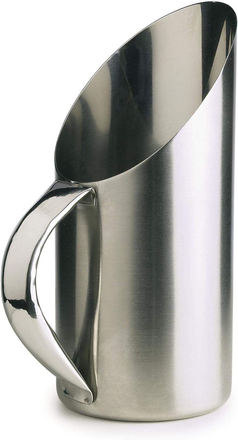 2X Pet Studio Stainless Steel Matte Finish Pet Scoop, 5-1/2-Inch