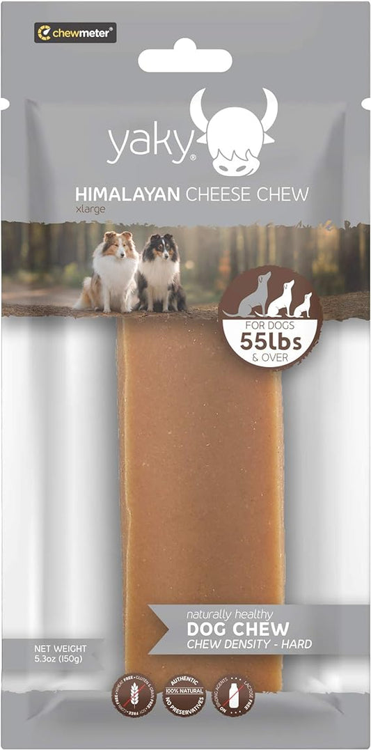 Chewmeter Himalayan Pet Supply Yaky Cheese Chews 100% Natural Dog Treats - 5.3 oz