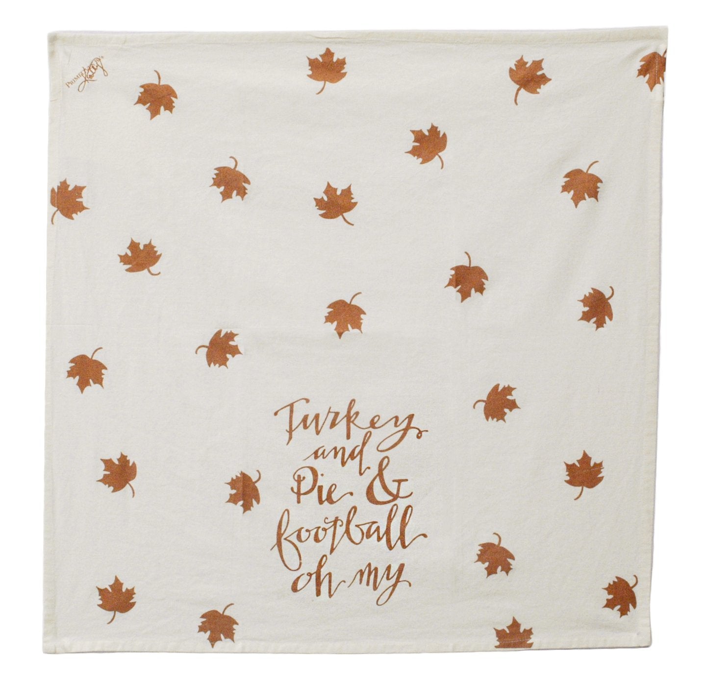 Primitives by Kathy Turkey Pie & Football Oh My Decorative Cotton Towel