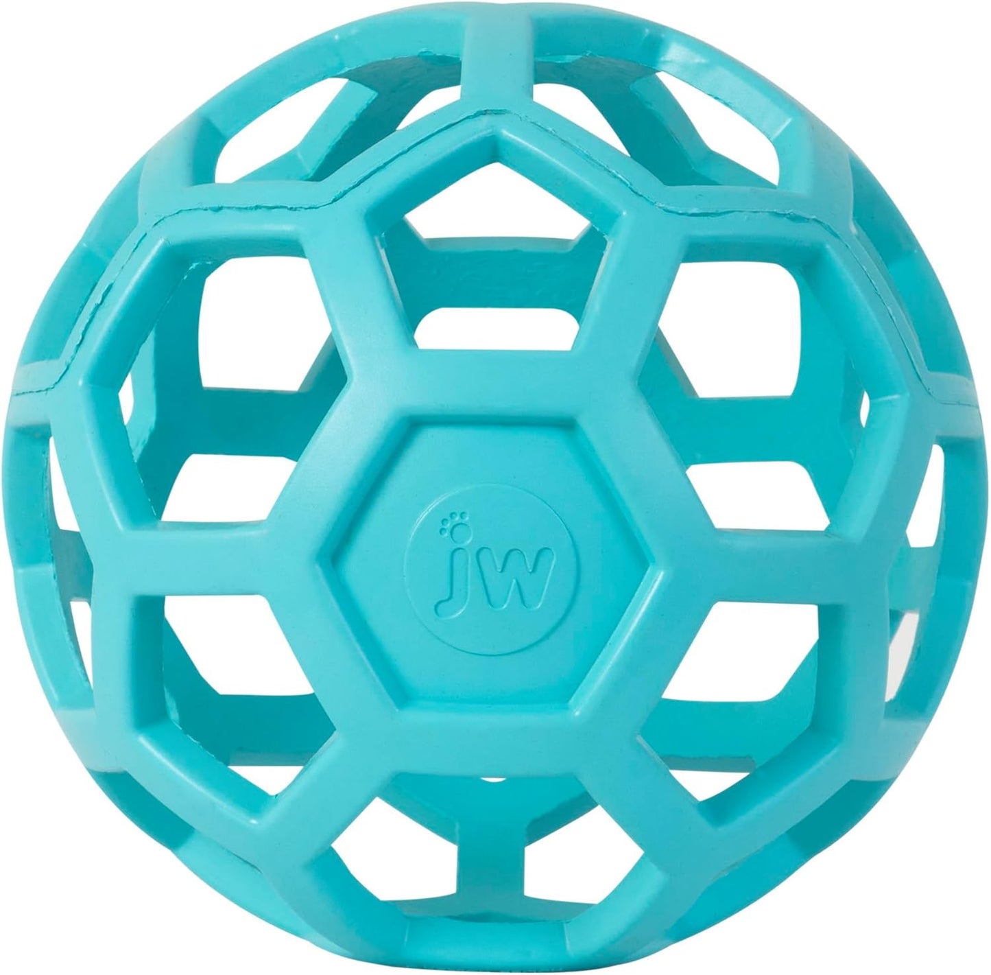 JW Pet Hol-ee Roller Rubber Dog Toy - Large(5.5" Diameter) Blue