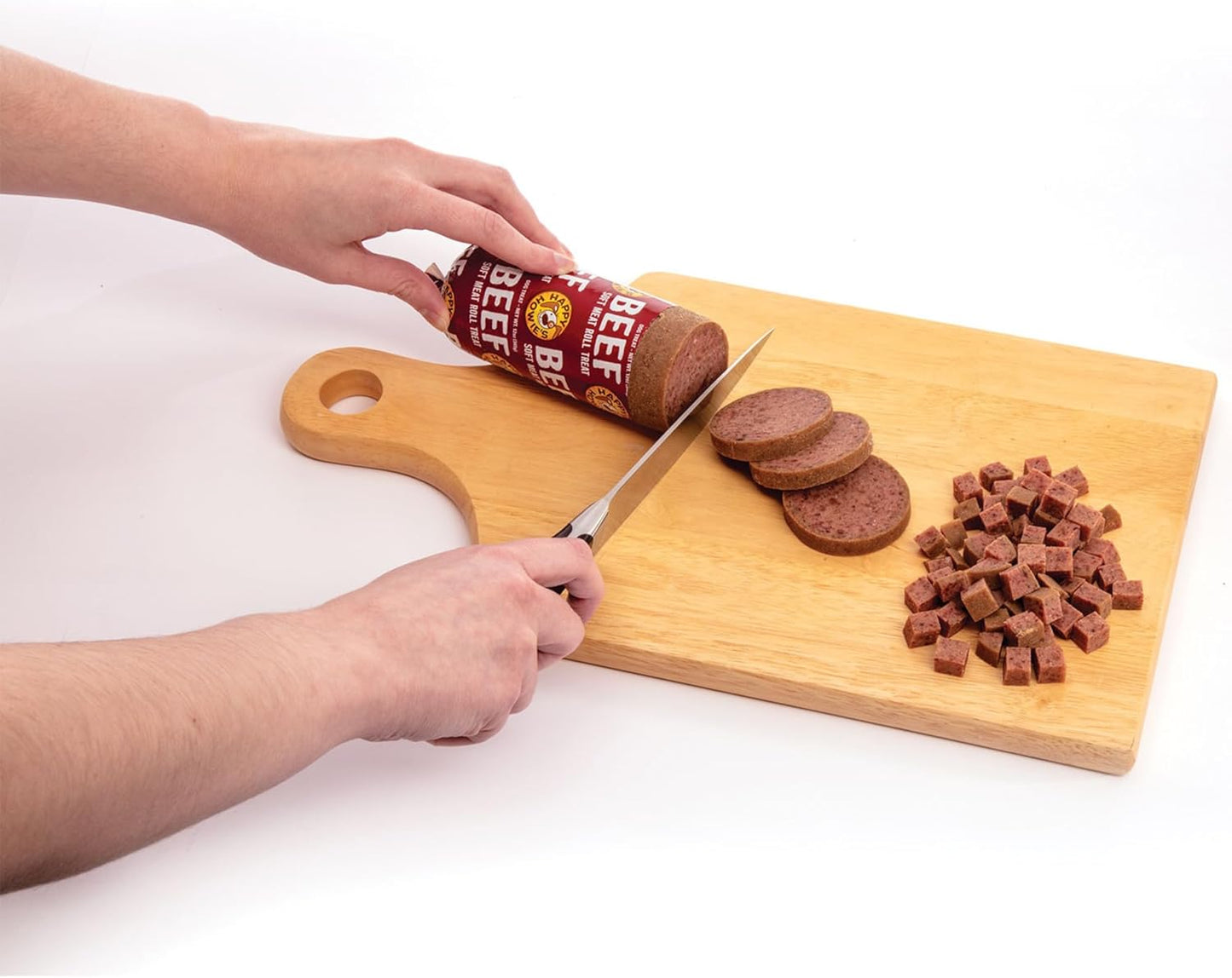 HAPPY HOWIE'S Soft Meat Roll Dog Treat - Beef (7 oz)