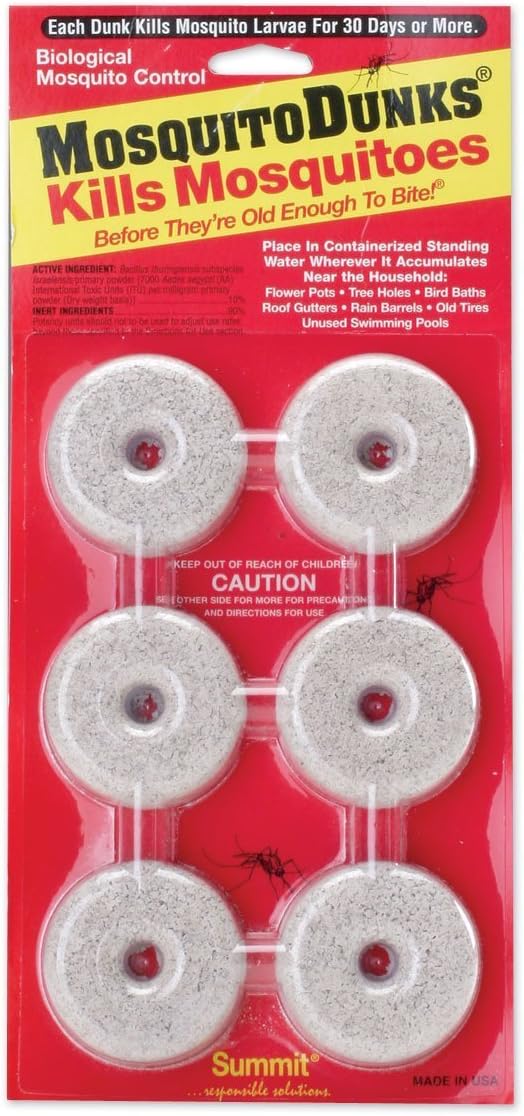 Mosquito Dunks - Biological Mosquito Control, Set of 6