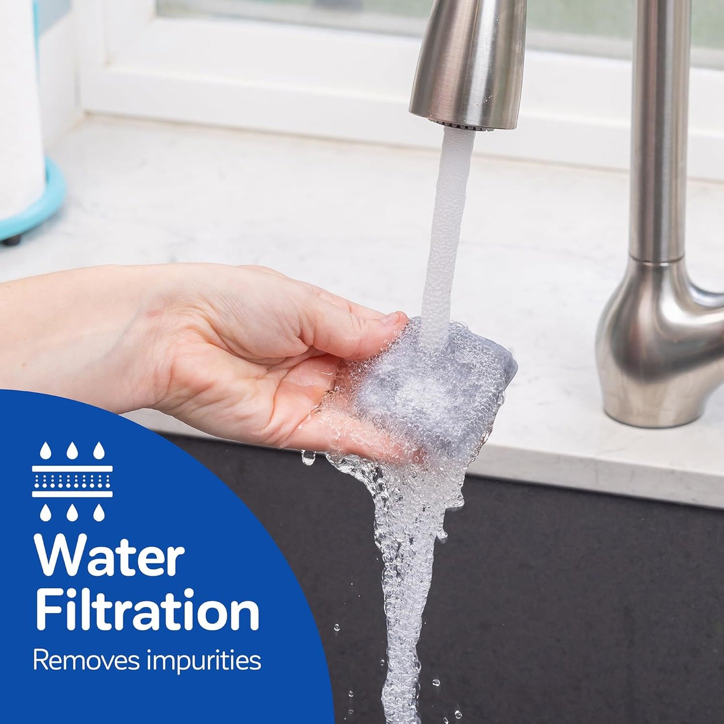 Petmate Replendish Waterer - Pearl Silver Gray(0.5 Gallon)- DS