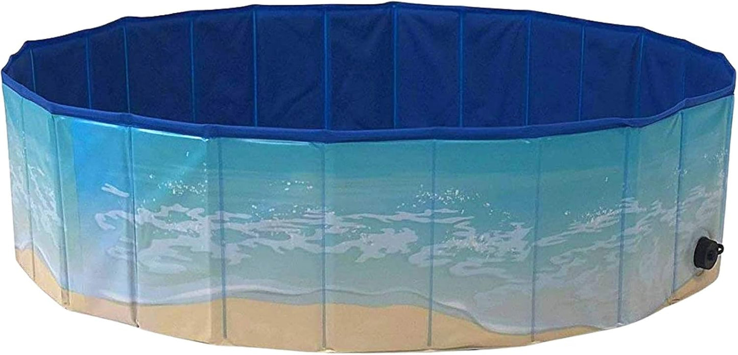 Midlee Dog Pool - Foldable & Portable Outdoor Bathing Tub …