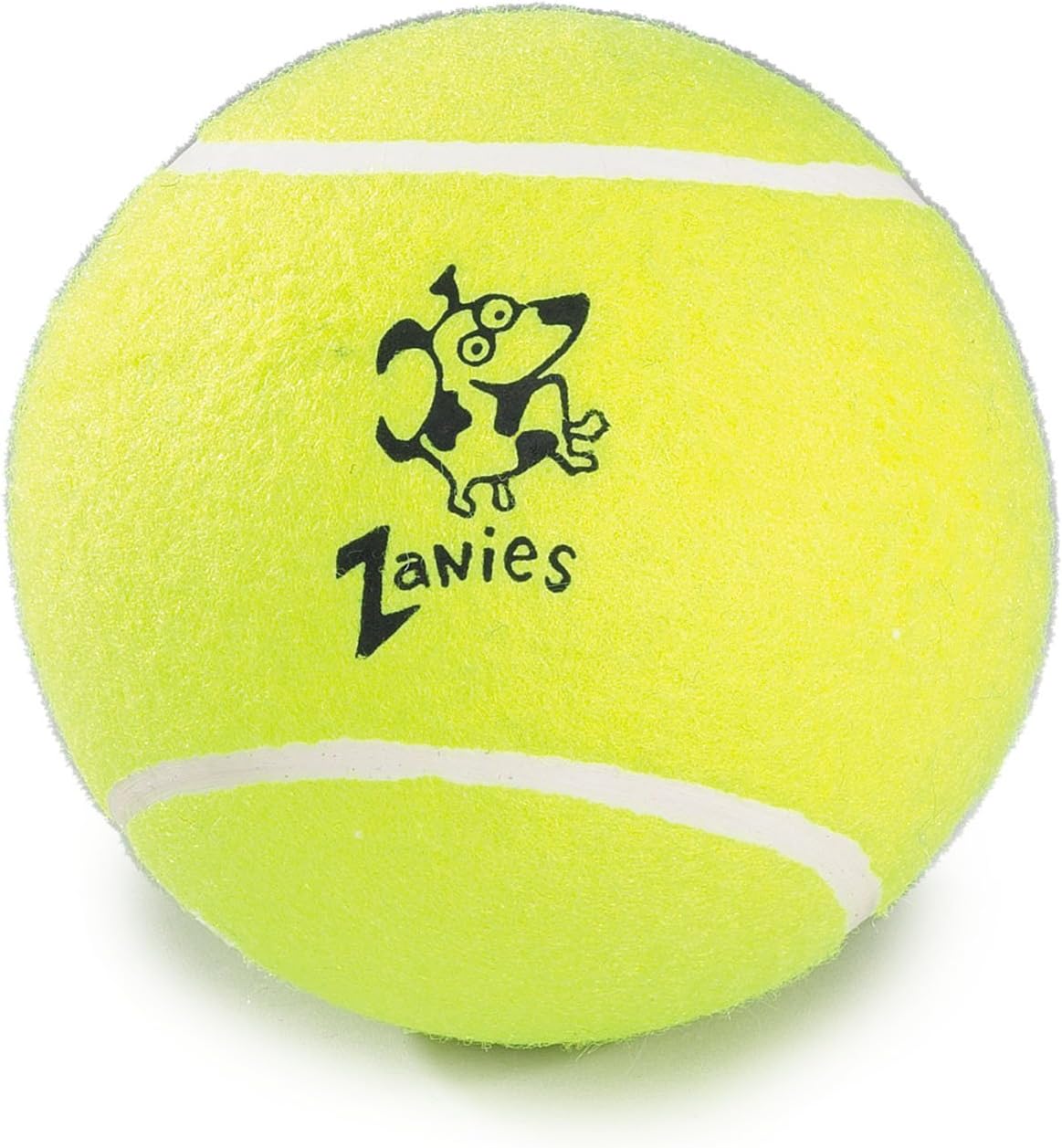 Zanies 5" Giant Tennis Ball for Dogs, 2-Packs