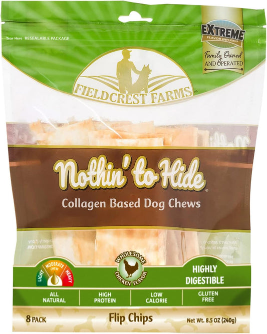 Fieldcrest Farms Nothin' To Hide Flip Chips Chicken  (Pack of 8)