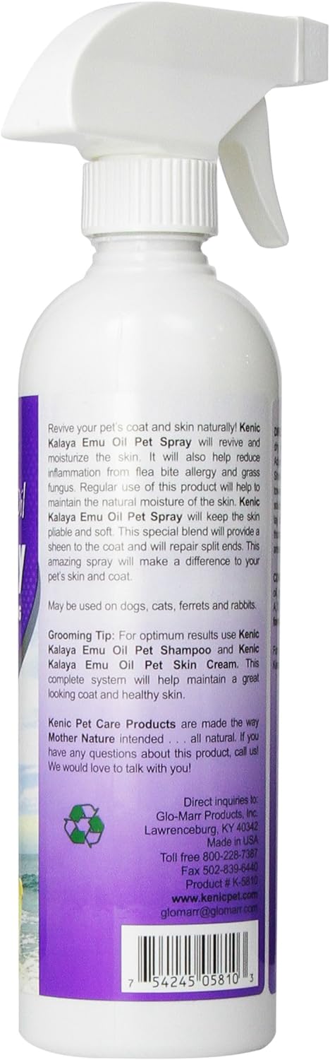 Kenic Kalaya Emu Oil Pet Spray, 17-Ounce