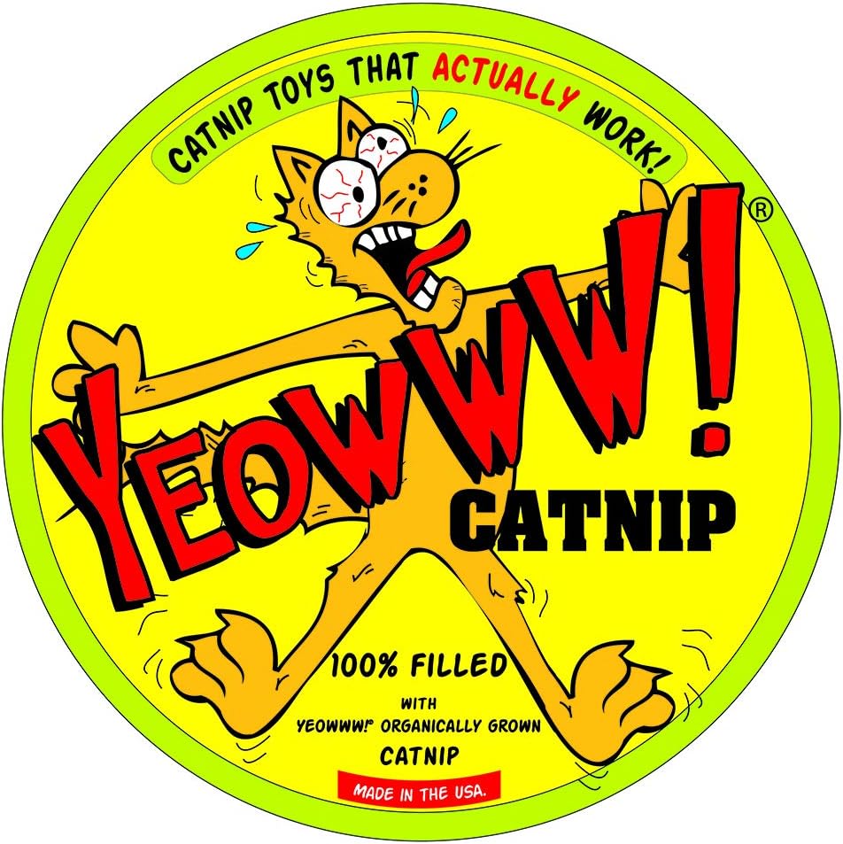 Yeowww! Mo Betta Fish Catnip Filled Cat Toy - Blue