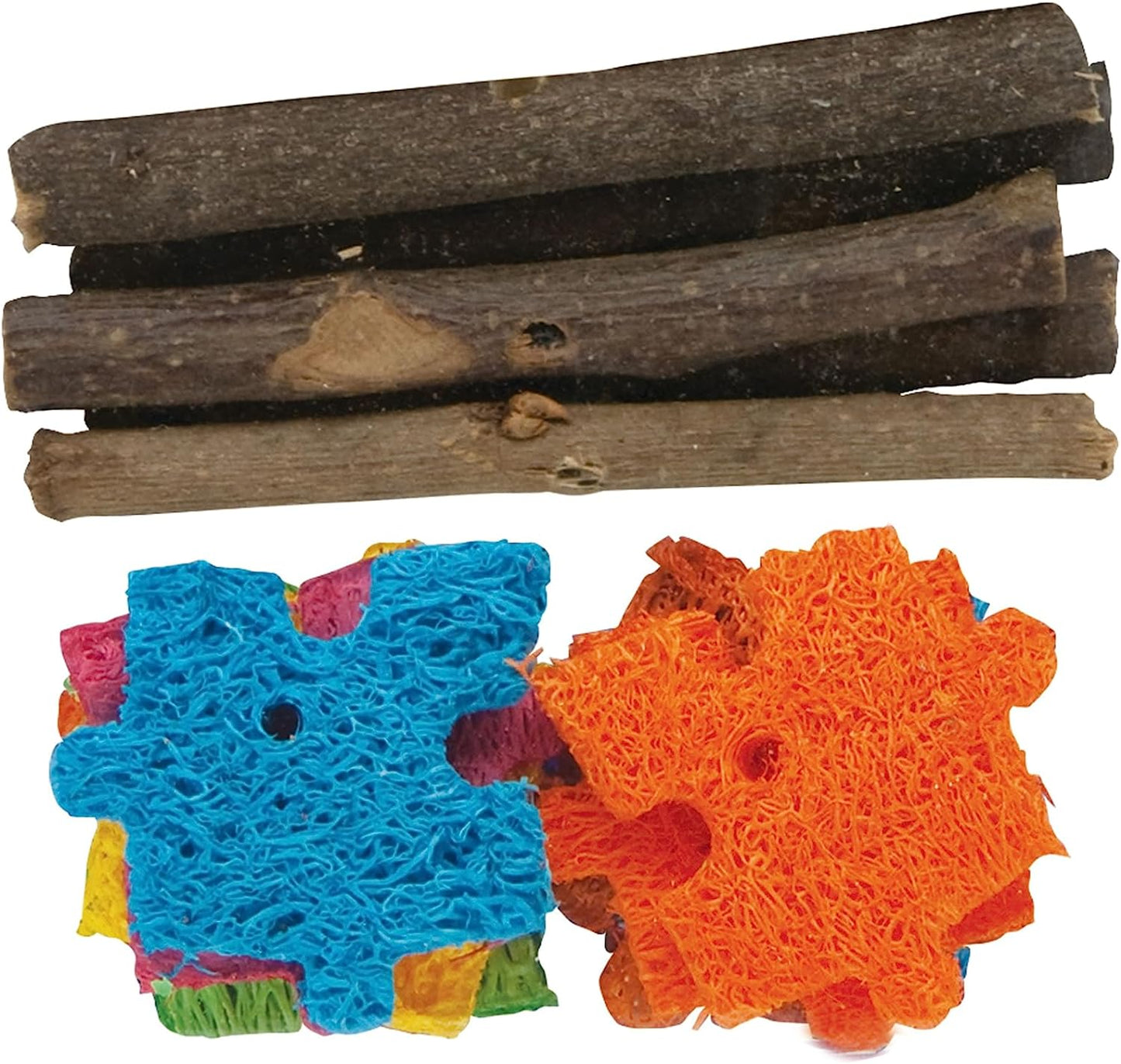 Kaytee Combo Chews Apple Wood & Crispy Puzzle