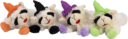 Multipet Lamb Chop with Witch Hat 6", White