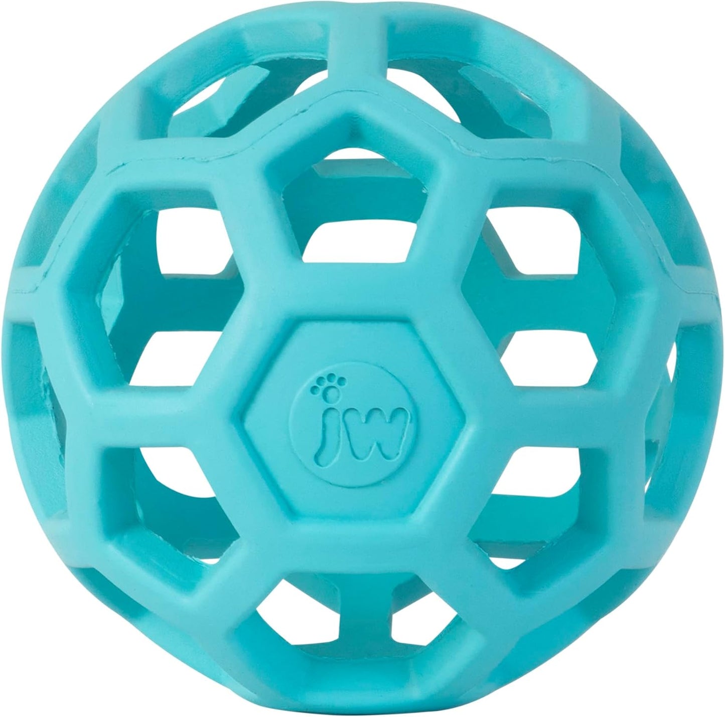 JW Pet Hol-ee Roller Rubber Dog Toy - Small (3" Diameter) Blue