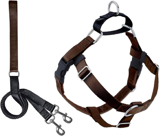 2 Hounds Design Freedom No Pull Dog Harness X-Large Brown