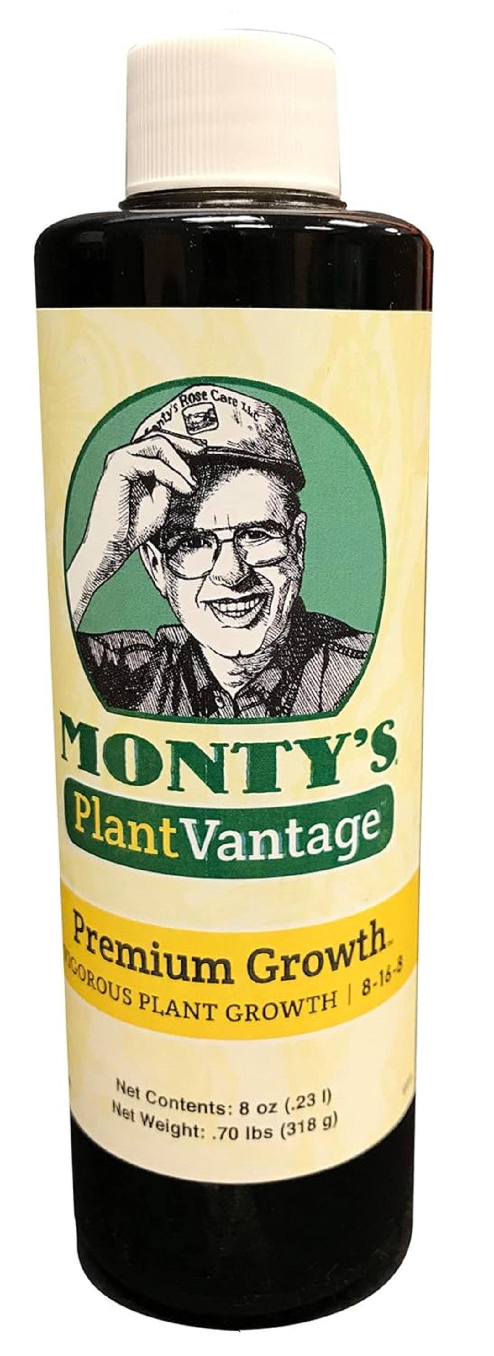 Monty's Plant Vantage Premium Growth Liquid Plant Food (8-16-8) 8oz