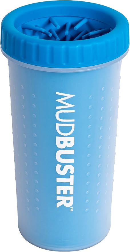 Dexas MudBuster Large Portable Pro Blue Paw Cleaner for Dogs - Large Blue