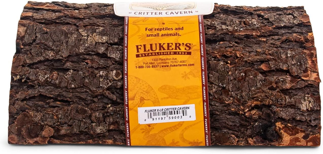 Flukers Critter Cavern Half-Log - XL