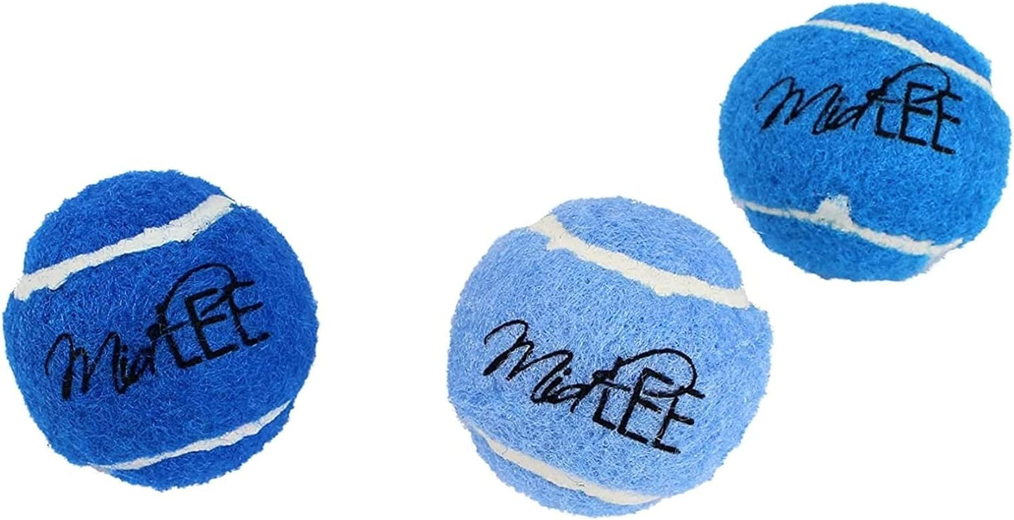 Midlee Mini 1.5" Dog Squeaky Tennis Balls- Set of 6