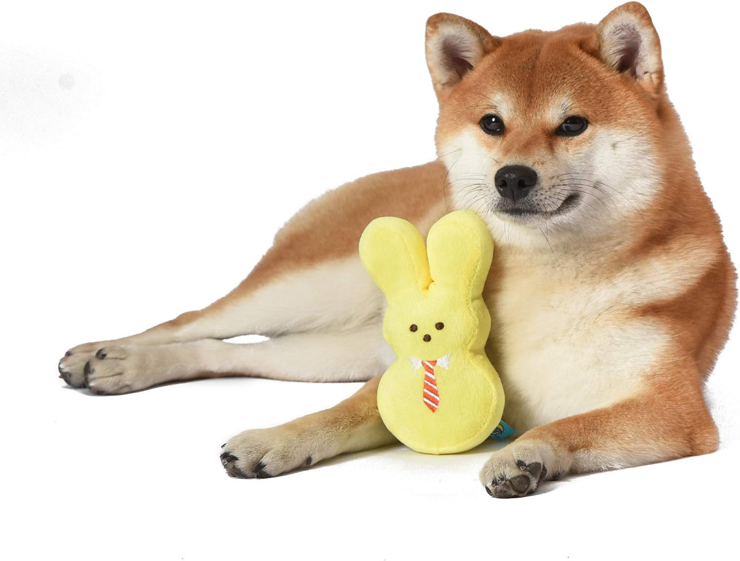 Peeps for Pets Dress Up Plush Bunny Toys for Dog - Yellow