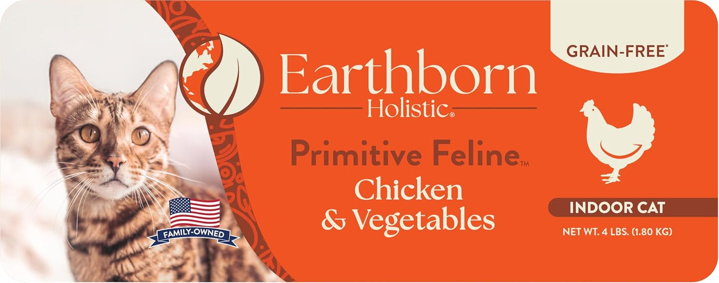 Earthborn Holistic Grain Free Primitive Feline Dry Cat Food - 5 lbs