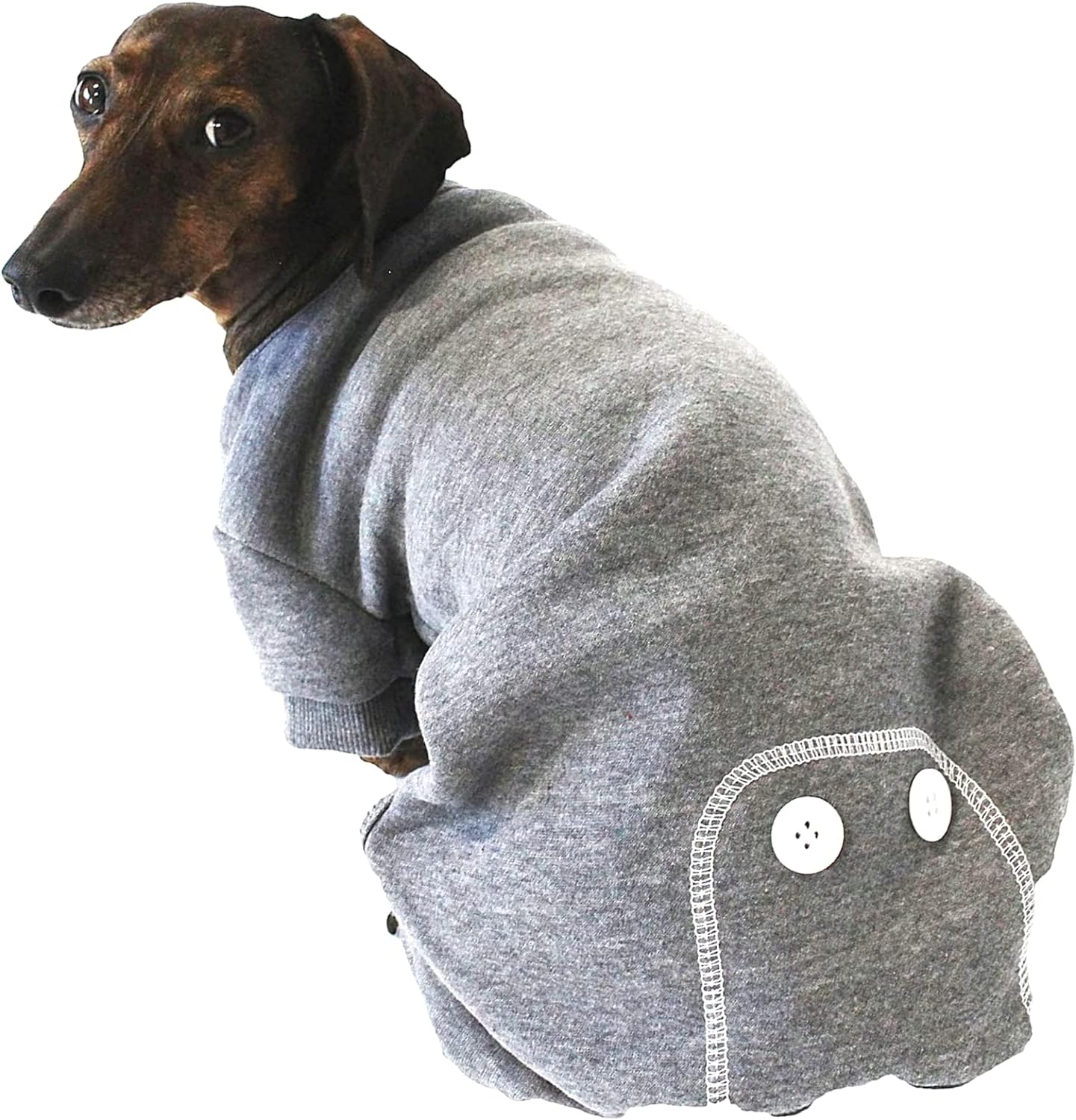 Midlee Grey Dog Pajamas
