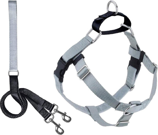 2 Hounds Design Freedom No Pull Dog Harness X-Large Silver