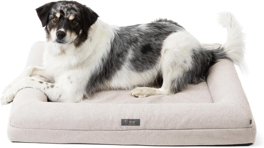Nandog Pet Gear Memory Foam Orthopedic Ivory Dog Bed - Large