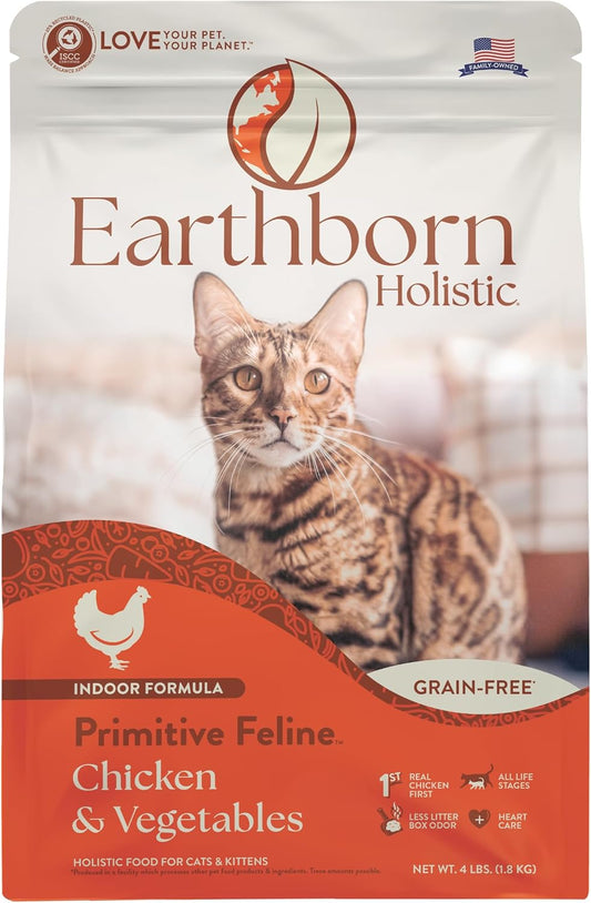 Earthborn Holistic Grain Free Primitive Feline Dry Cat Food - 5 lbs