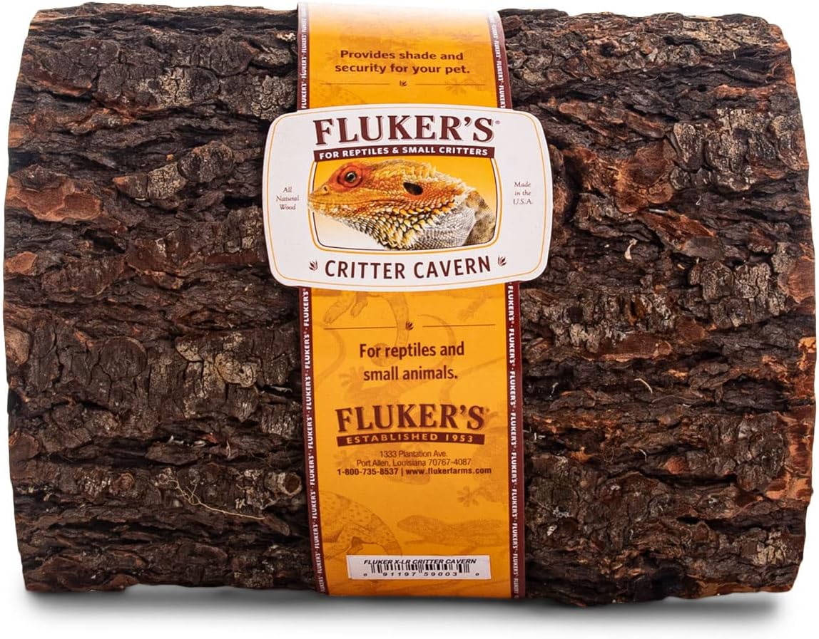 Flukers Critter Cavern Half-Log - XL