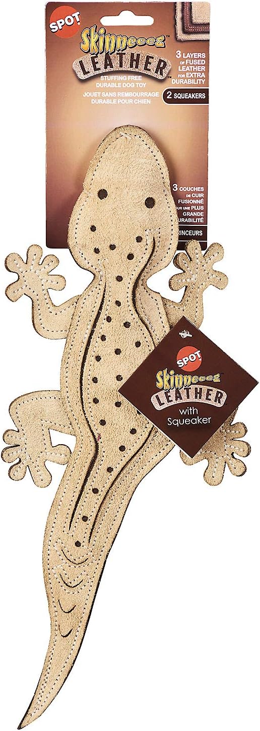 Skinneeez Leather Lizard Dog Toy - 15"