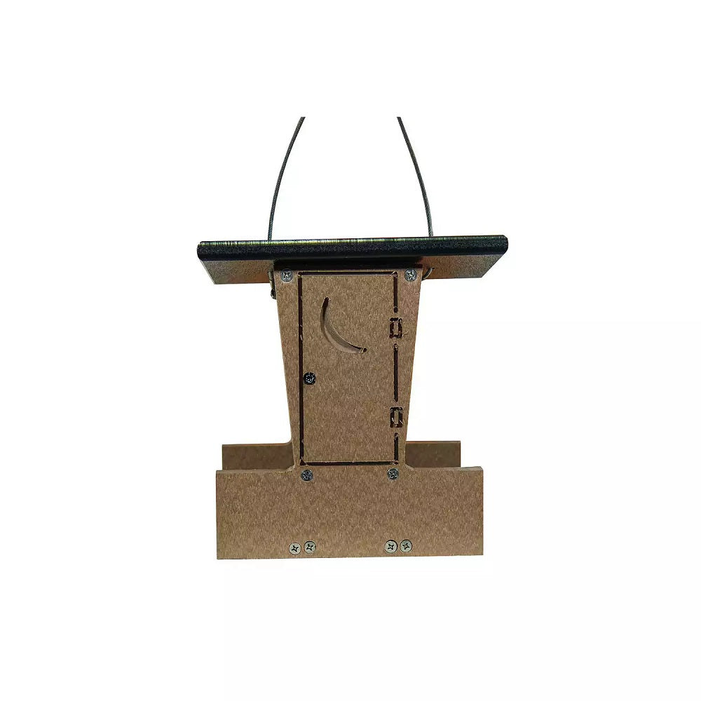 Americas Favorite Tan Outhouse Bird Feeder (5.04" X 6" X 6.96")