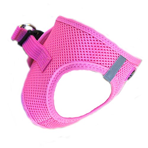 American River Choke Free Reflective Dog Harness, Pink, X-Small