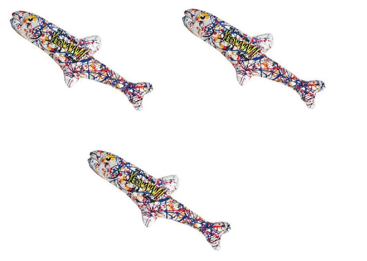 Yeowww Pollock Fish Catnip Toy , 3 Pack