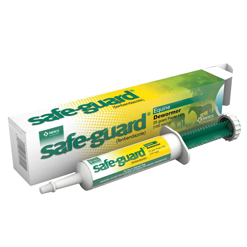 Merck Animal Safe Guard 25 Gram Paste Equine Dewormer