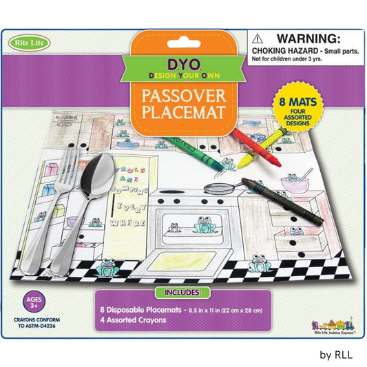 Rite Lite Passover Coloring Placemat Kit
