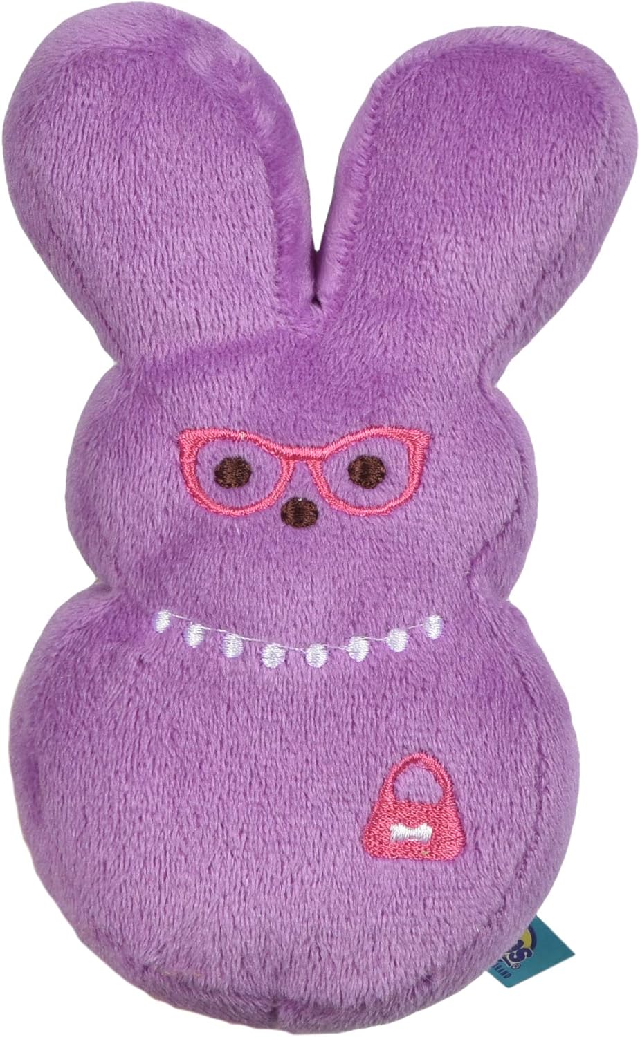 Peeps for Pets Dress Up Plush Bunny Toy for Dog- Purple