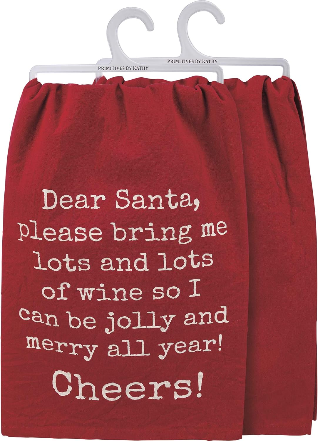 Primitives by Kathy Kitchen Dish Towel - 109979 Dear Santa Please Bring Me